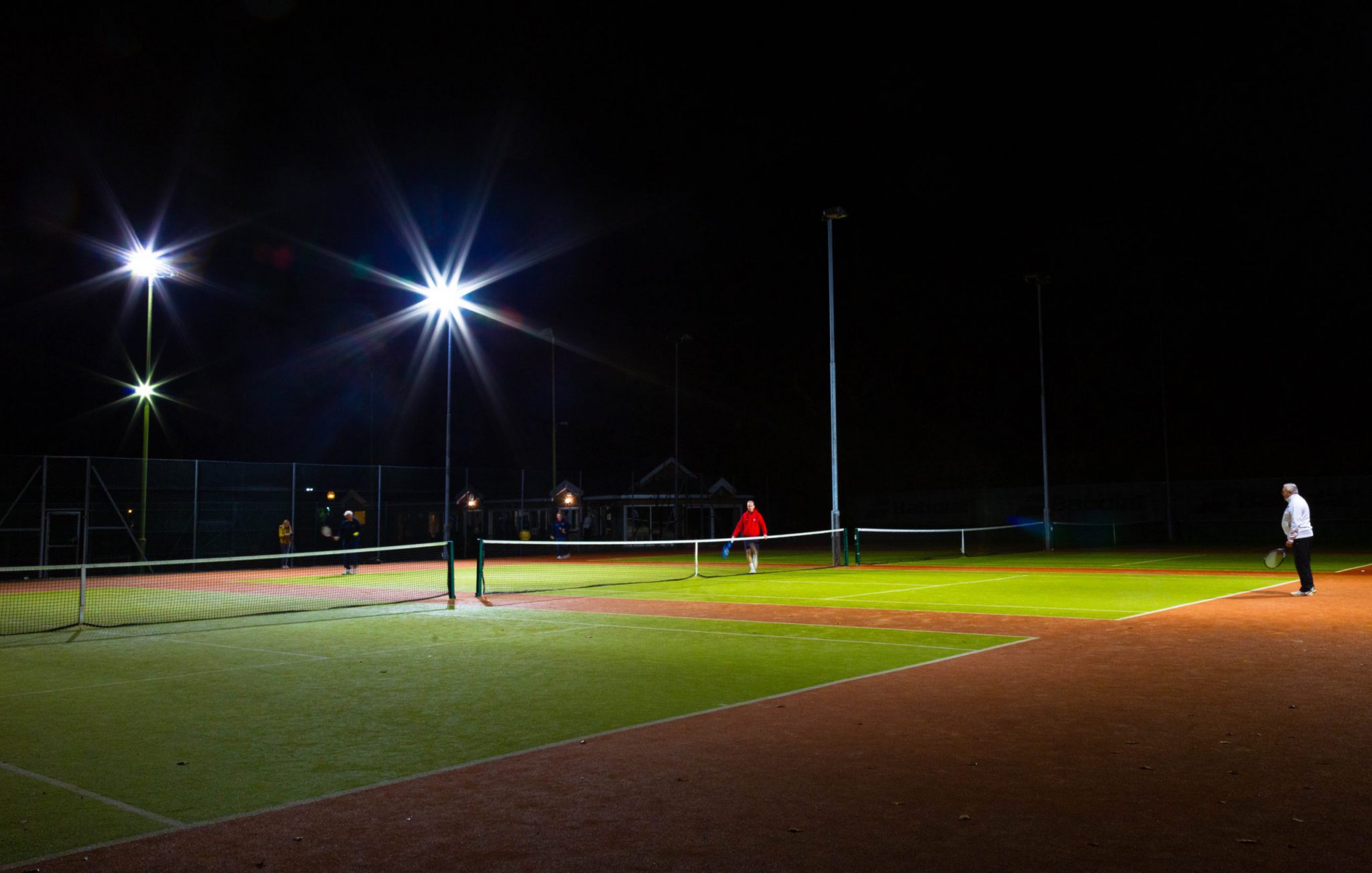 Abacus Lighting Ltd | Case Study: Streetly Lawn Tennis Club