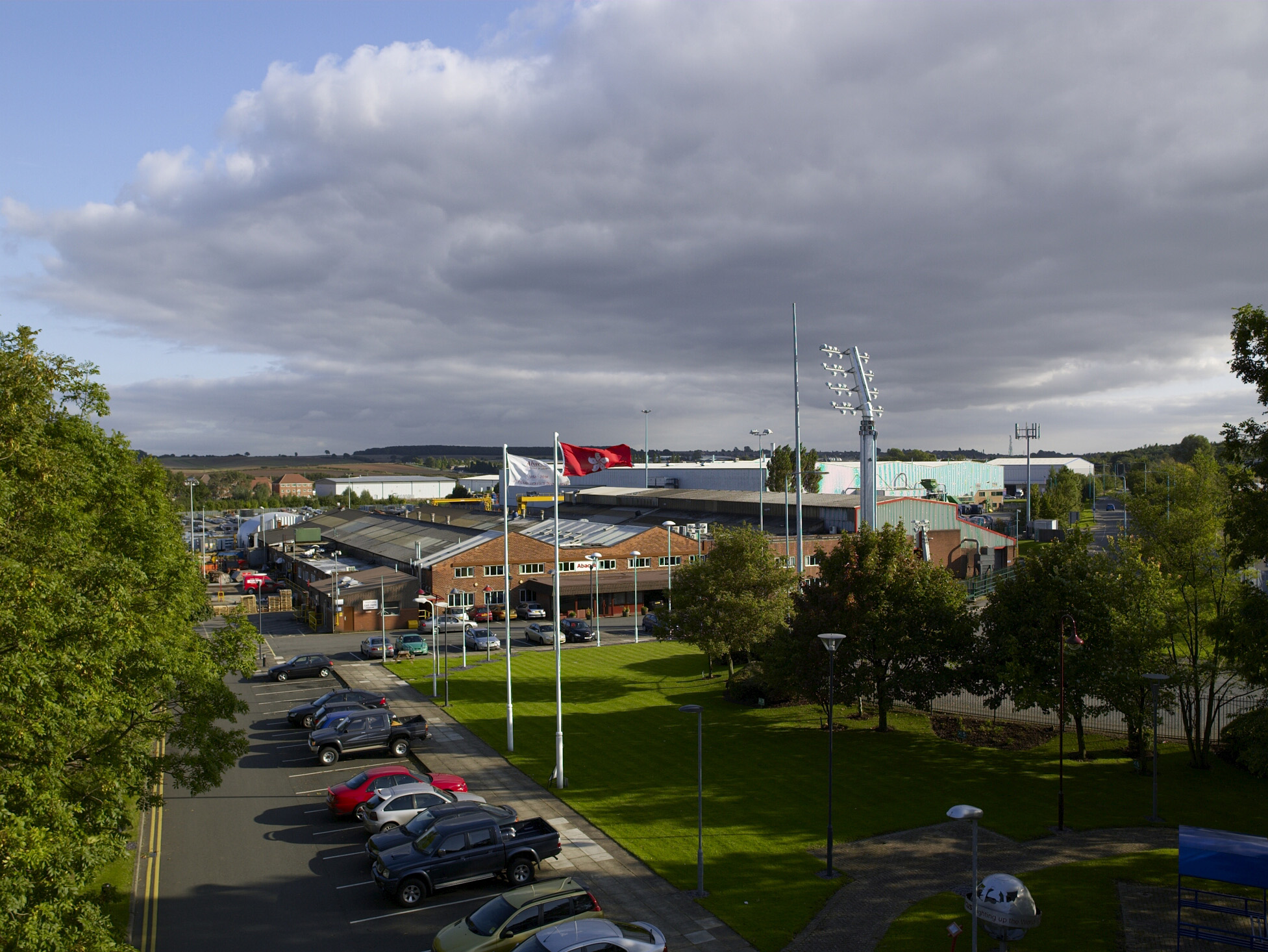 Abacus - Aerial shot - Oddicroft - Factory - Premises - 20080923 (1)