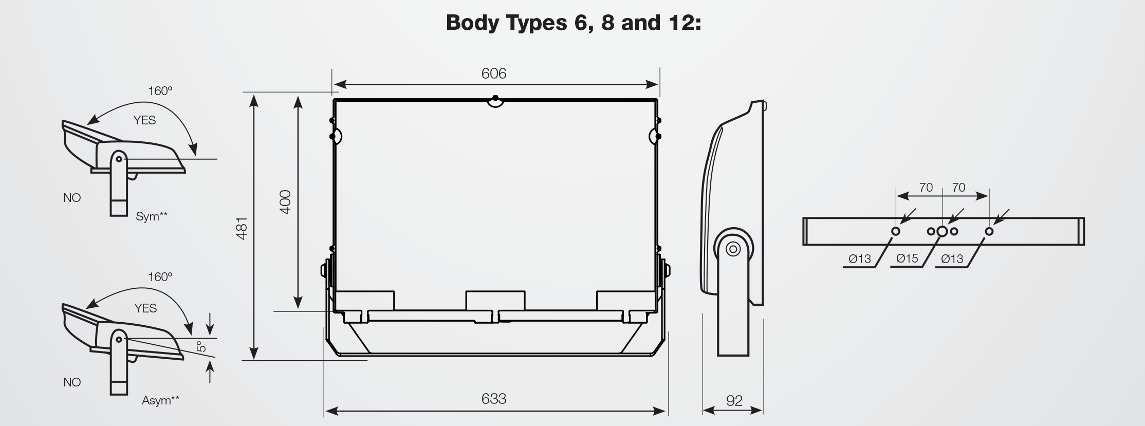 VAGO Body Type 6 8 and 12